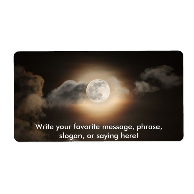 Full Moon in Cloudy Night (Front)