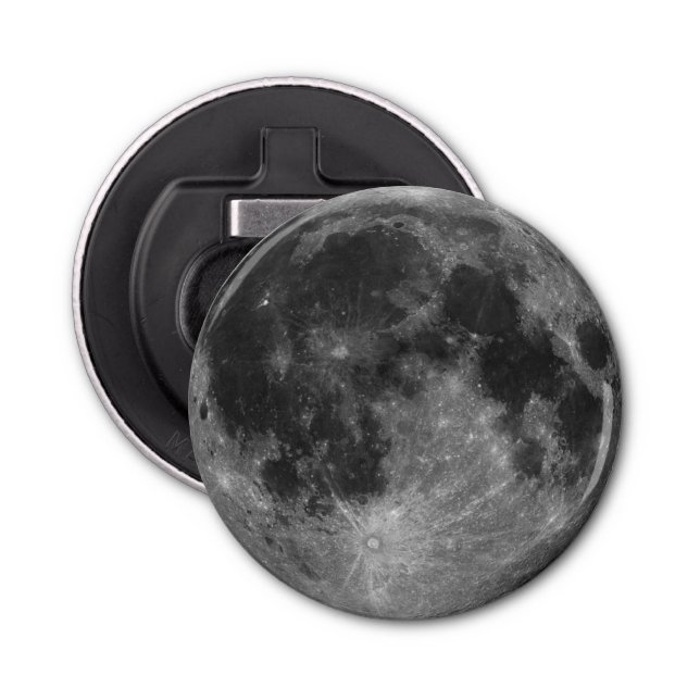 Full Moon in HD Bottle Opener (Front)