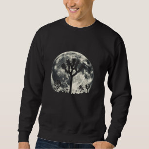 Full Moon & Joshua Tree Vintage Outdoor Nature wil Sweatshirt