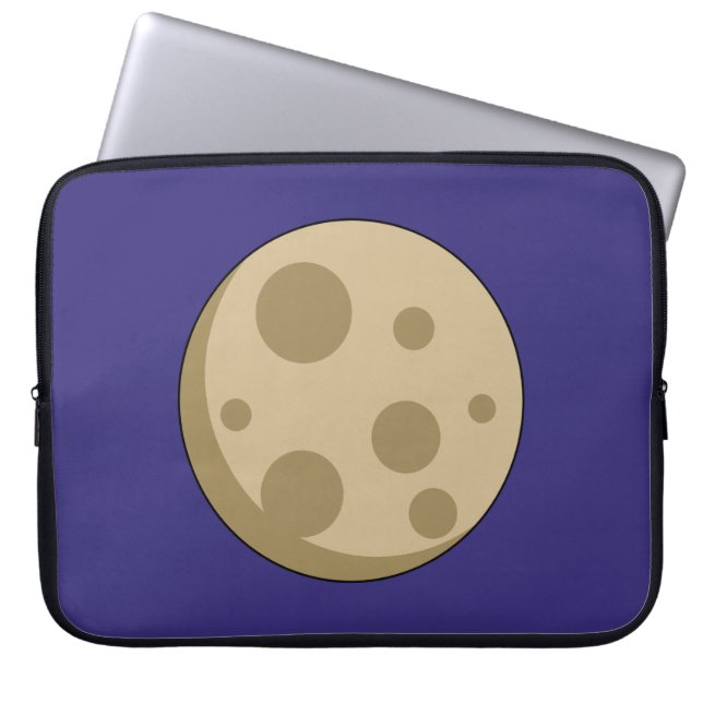 Full Moon Laptop Sleeve (Front)