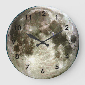 Full Moon Large Clock