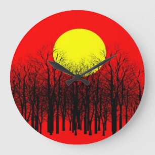 Full Moon Large Clock
