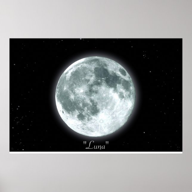 "FULL MOON ("Luna")" Poster (Front)
