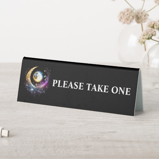 Full moon luna starry sky celestial magenta chic (In SItu (Table))