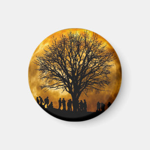 Full Moon Midnight Magnet