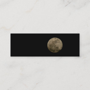 Full Moon Mini Bookmark Business Card