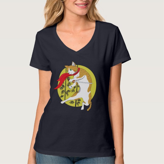 Full moon mission: Cat Ninja T-Shirt (Front)