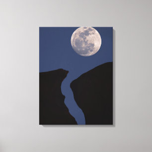 Full Moon Monument Valley, Arizona Canvas Print
