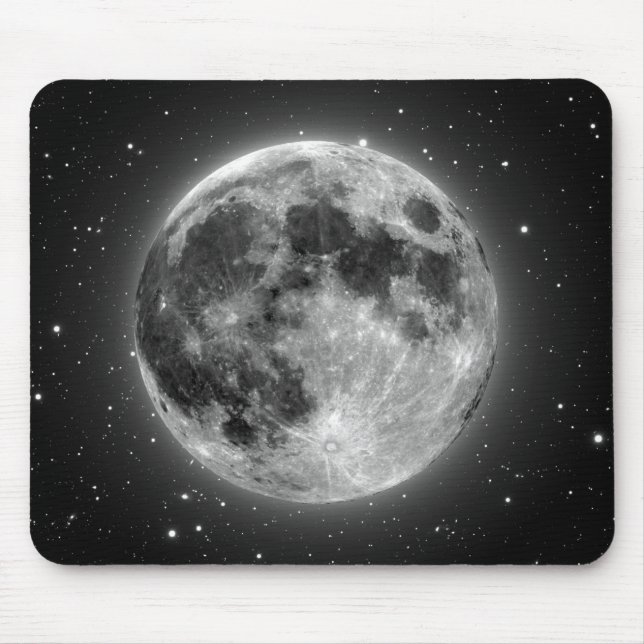 Full Moon Mouse Mat (Front)