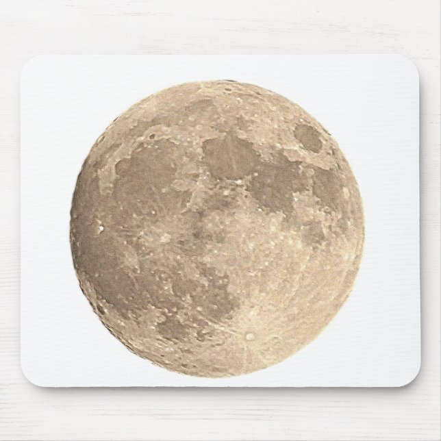 Full Moon Mouse Mat (Front)