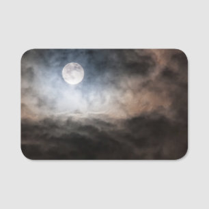 Full moon name tag