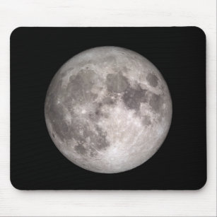 Full moon NASA image Mouse Mat