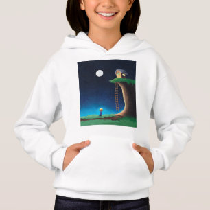 Full Moon Night Sky  Hoodie