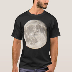 Full moon night sky the moon  T-Shirt