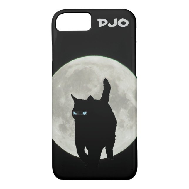 Full Moon Ninja Cat Case-Mate iPhone Case (Back)