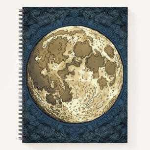 Full moon notebook