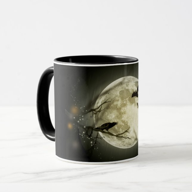 Full Moon on Halloween Mug (Front Left)