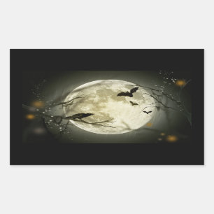 Full Moon on Halloween Sticker