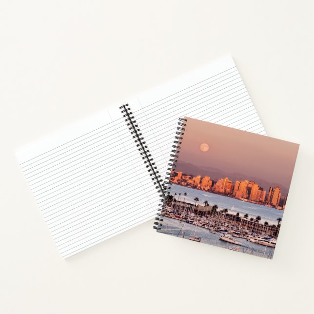 Full Moon over San Diego Notebook (Inside)