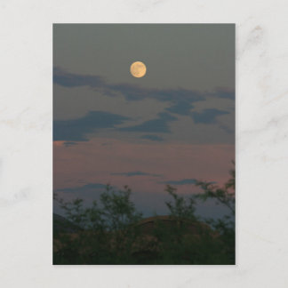 Full Moon over Scottsdale Postcard