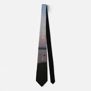 Full Moon over the Causeway Tie