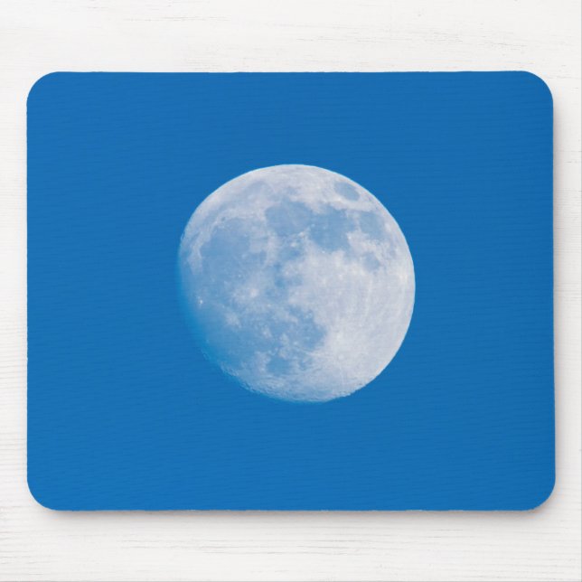 Full Moon Over The City Of Montreal Mouse Mat (Front)