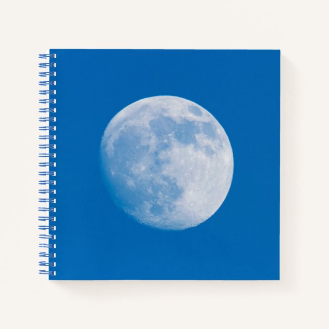 Full Moon Over The City Of Montreal Notebook (Front)