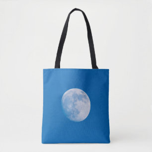 Full Moon Over The City Of Montreal Tote Bag