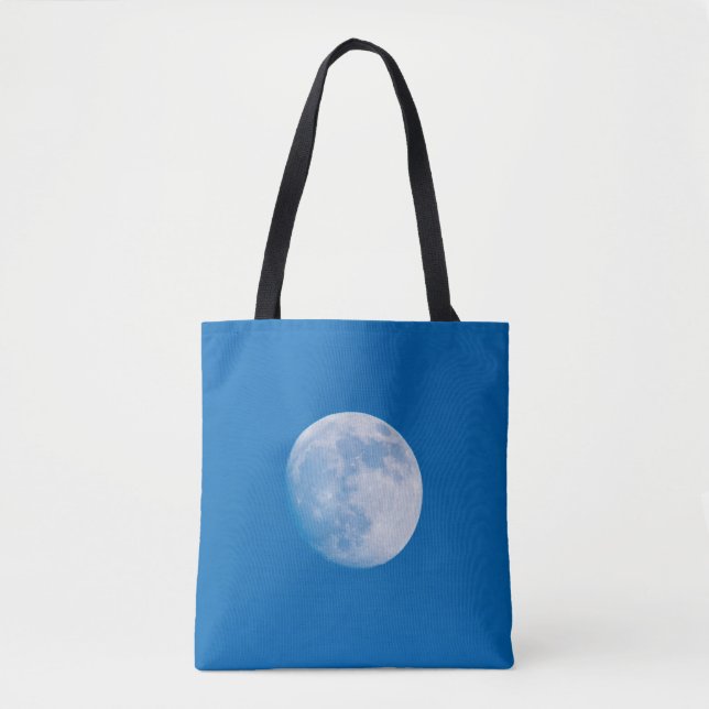 Full Moon Over The City Of Montreal Tote Bag (Front)