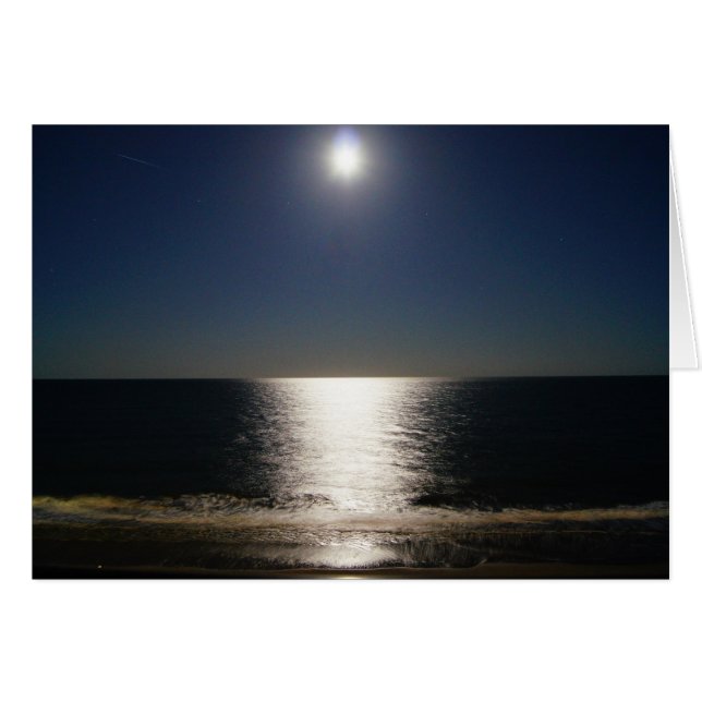 Full Moon over the Ocean (Front Horizontal)