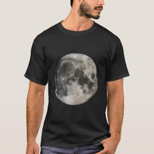 Full Moon Phase Space Love Photography Astronomy T-Shirt