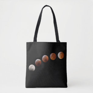 Full Moon Phases Total Lunar Eclipse Colorado Tote Bag