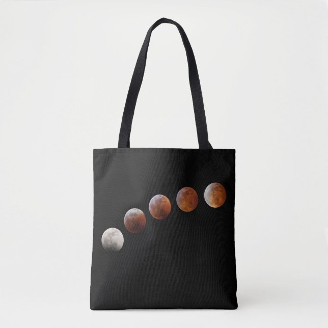 Full Moon Phases Total Lunar Eclipse | Colorado Tote Bag (Front)