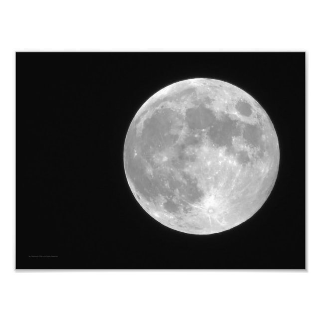 Full Moon Photo Print (Front)