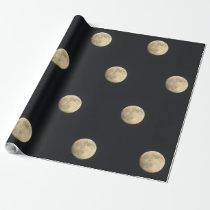 Full Moon Photo Wrapping Paper