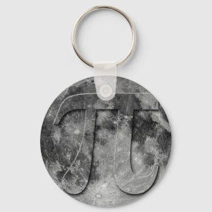 Full Moon Pi Day Fun Key Ring