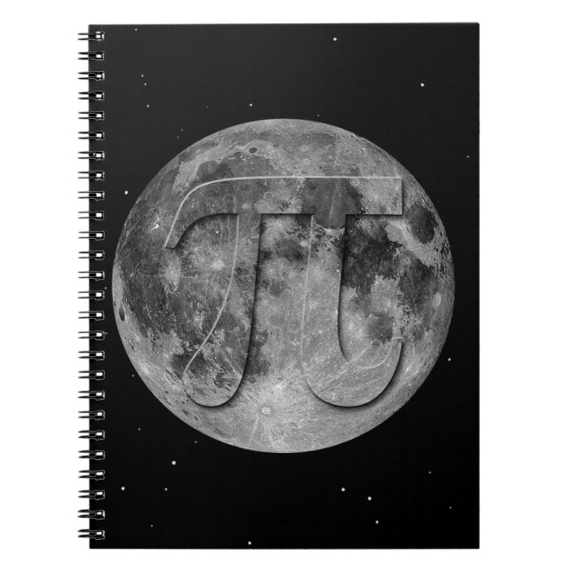 Full Moon Pi Day Fun Notebook (Front)