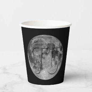 Full Moon Pi Day Fun Paper Cups