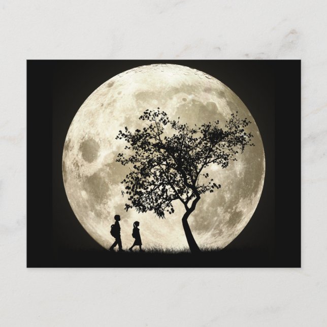 Full Moon Postcard (Front)