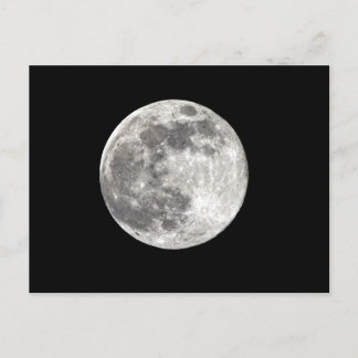 Full moon postcard