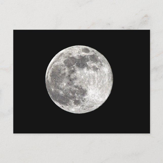 Full moon postcard (Front)