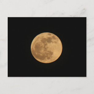 full moon postcard