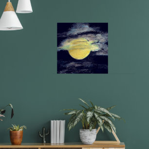 Full moon poster