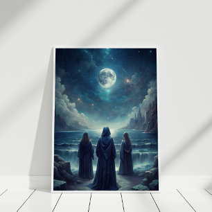 Full Moon Priestesses Mug – Lunar Witchy Vibes Poster