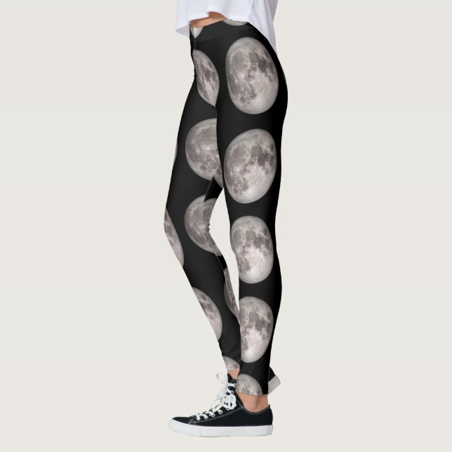 Full moon print leggings (Left)