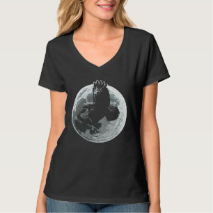 Full Moon Raven Crow Dark Bird Gothic T-Shirt