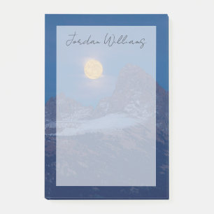 Full Moon Rising   Grand Teton Driggs, Idaho Post-it Notes
