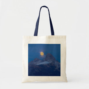 Full Moon Rising Grand Teton Driggs, Idaho Tote Bag