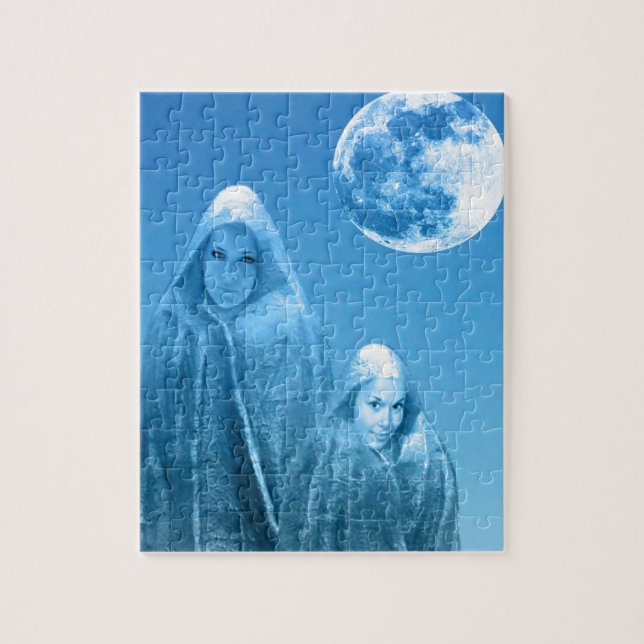 Full Moon Rising Jigsaw Puzzle (Vertical)
