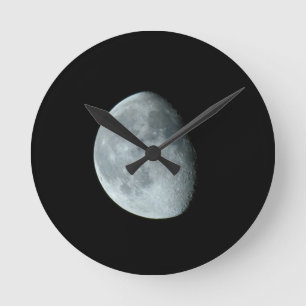 Full Moon Round Clock